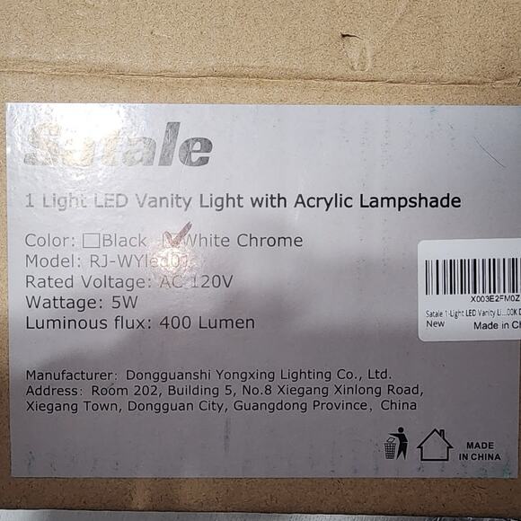 Satale light led acrylic lampshade - Picture 9 of 9